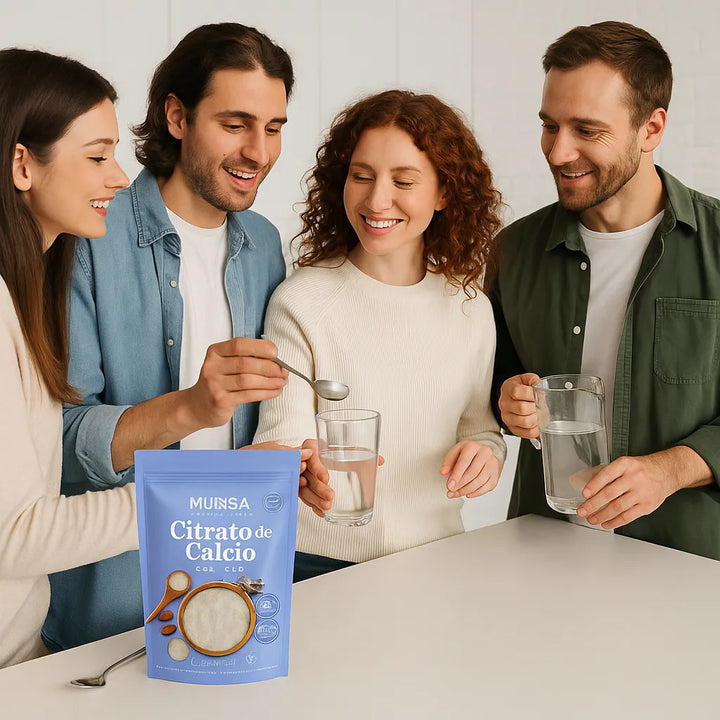 Citrato De Calcio Munsa En Polvo  Fortalece Huesos, Dientes Y Articulaciones Con Energía Y Alta Absorción Diaria - Imagen 7