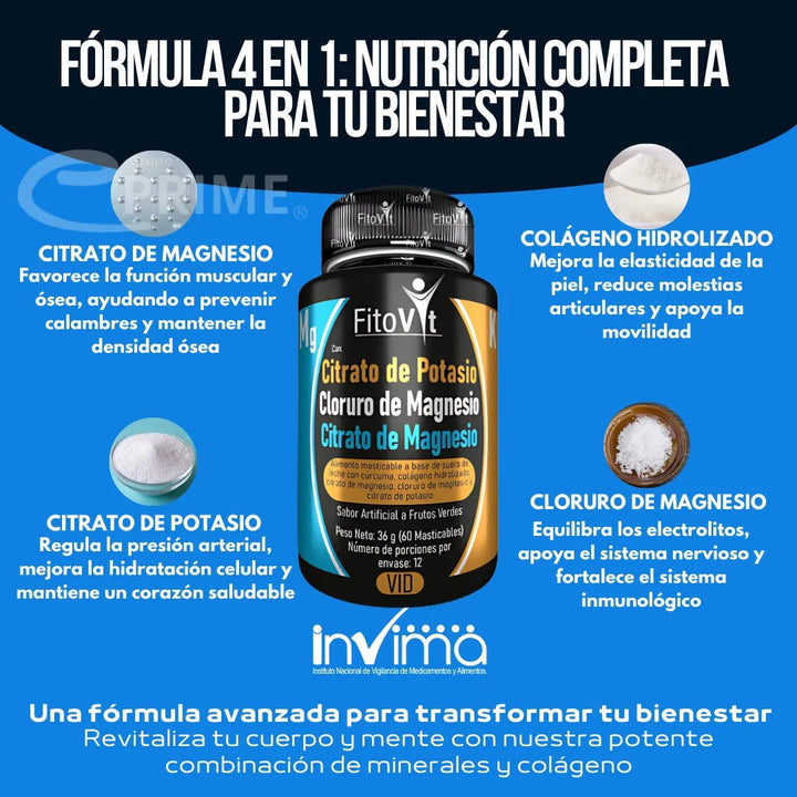 Citrato Magnesio Potasio Natural - Imagen 5