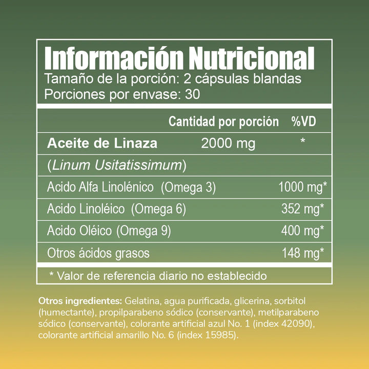 Aceite De Linaza Omega 3,6 Y 9 - Imagen 3