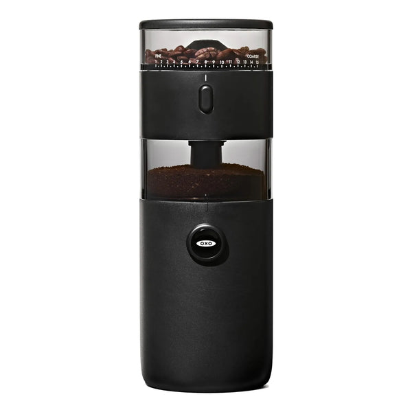Molinillo De Café Oxo Con Rebabas Cónicas Compacto Ajustable 42 Niveles De Molienda