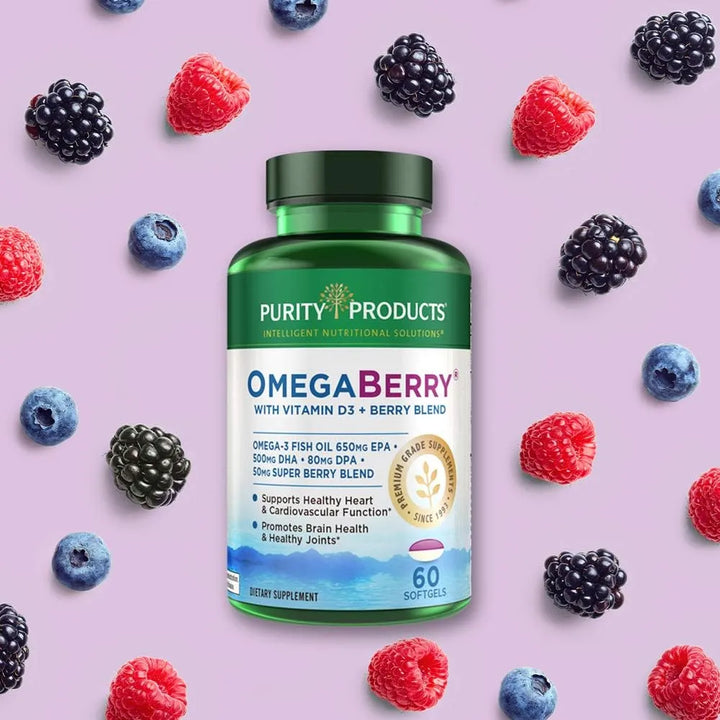 Aceite De Pescado Omegaberry Con Vitamina D3 Acai Orgánico 1 - Imagen 5