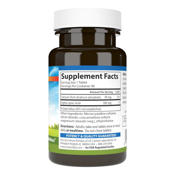 Ácido Alfa Lipoico 300 Mg Potencia Energía 90 Tabletas - Imagen 2