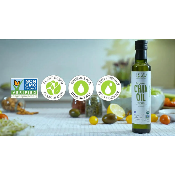Aceite De Semilla De Chía Orgánico Prensado En Frío Rica En - Imagen 3
