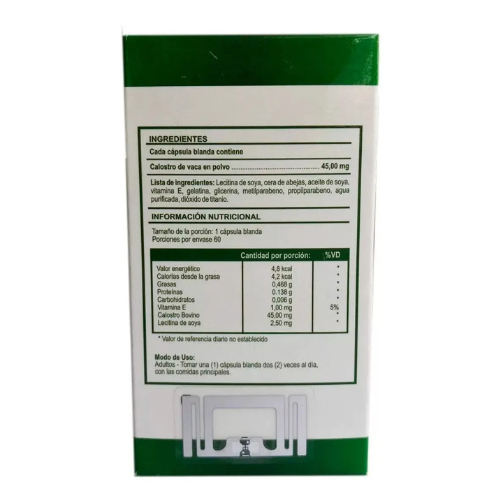 Calostros Factores De Transferencia Q-lmmune 60 Capsulas - Imagen 2