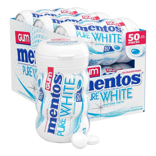Mentos Goma De Mascar Pure Fresh Sin Azúcar 50gr Frescura Duradera Sin Culpa