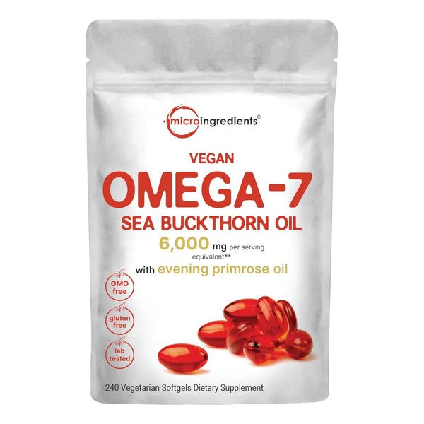 Aceite Espino Amarillo Omega 7 6000 Mg Con Aceite Onagra 240 - Imagen 1