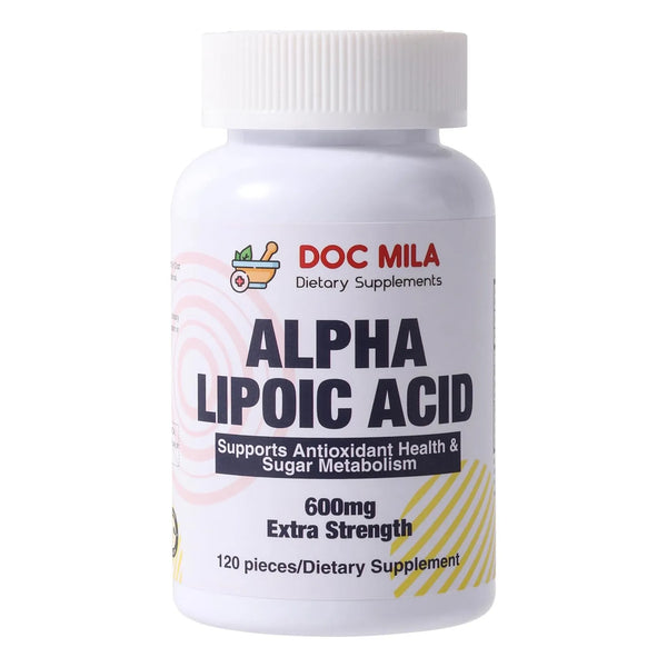 Ácido Alfa Lipoico Extra Fuerte 800 Mg 120 Cápsulas Para Adu - Imagen 1