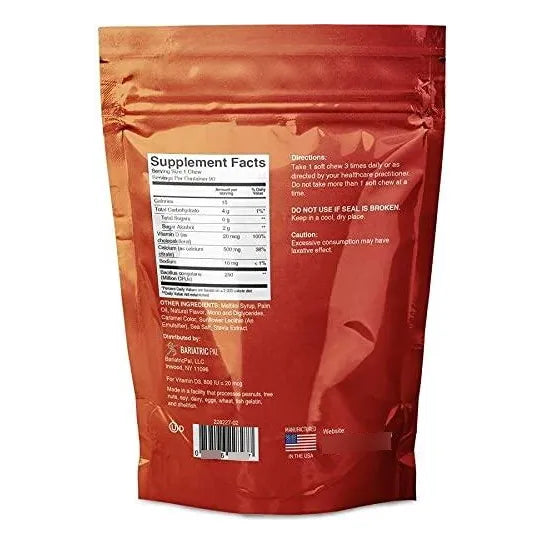 Masticables Suaves De Citrato De Calcio 500 Mg Con Probiótic - Imagen 2