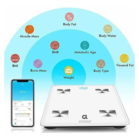 Bascula Digital Inteligente Grasa Imc Metabolismo Arboleaf - Imagen 2