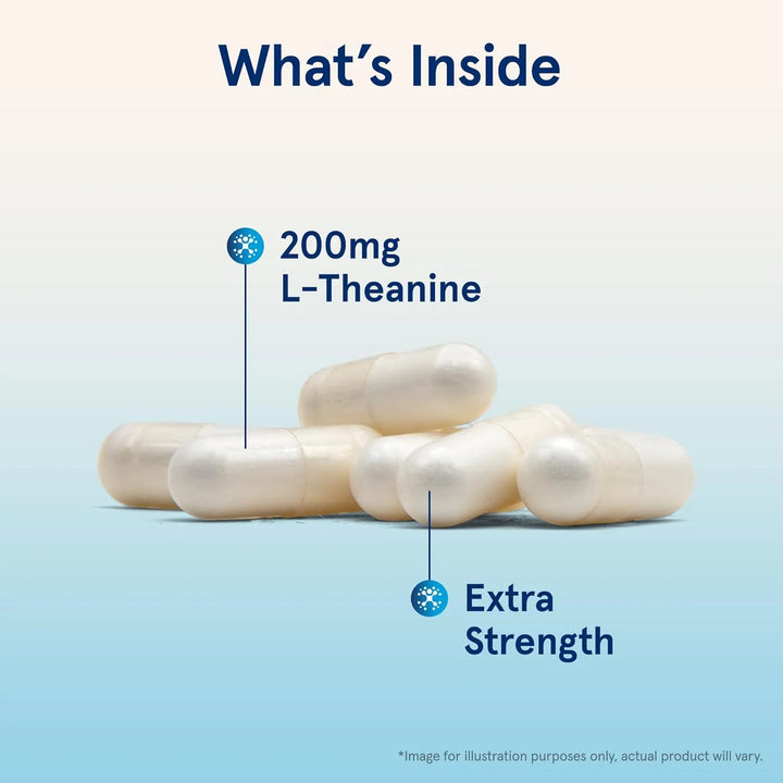 Theanine 200 Mg Aminoacido Neurologicamente Activo 60 Cap - Imagen 3