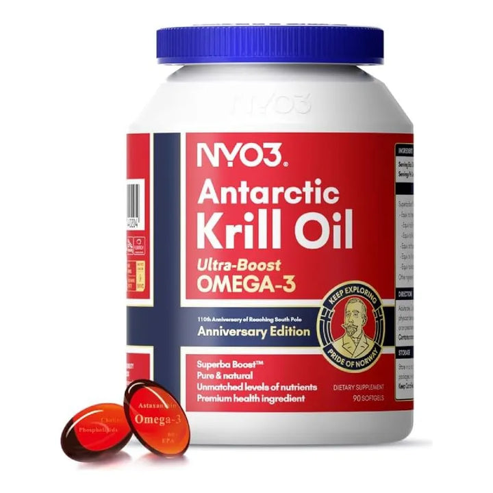 Aceite De Krill Omega 3 1000 Mg 90 Cápsulas Blandas Epa Dha - Imagen 1