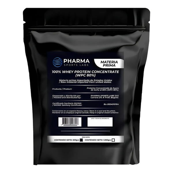Wpc Whey Proteina Pura Wpc 100% 500 Gramos 500gr 500 Gr 1 Libra 1lb 1 Lb Whey Protein Concentrate Concentrada - Imagen 1