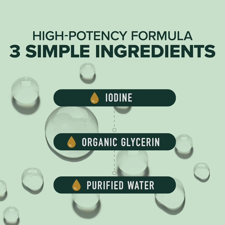 Líquido Orgánico De Yodo 1100 Mcg Apoyo Tiroides Y Metabolis - Imagen 3