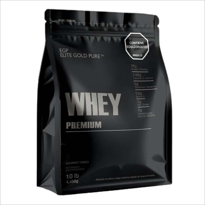 100% Whey Premium 10 Libras De Egp Elite Gold Pure 10lb 10 Lb Standard Protein - Imagen 2