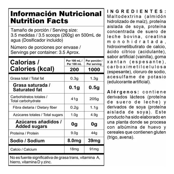 Megaplex Creatine Power 2 Libra - Imagen 2