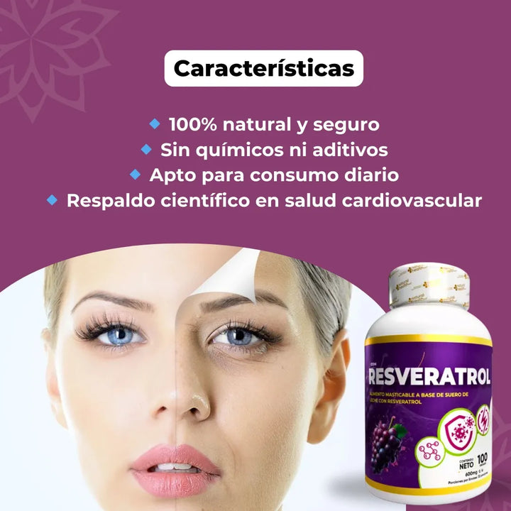 Resveratrol Antioxidante X 100 - Imagen 6