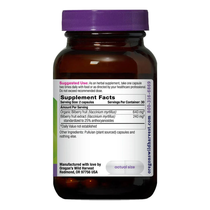 Cápsulas De Arándano Antioxidantes 880 Mg 60 Unidades Natura - Imagen 2