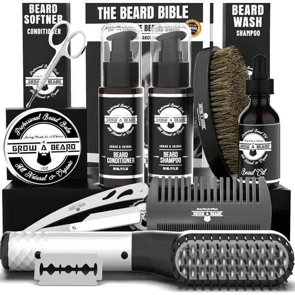 Kit De Aseo Plancha Barba Hombre Cuidado Completo Regalo Ideal