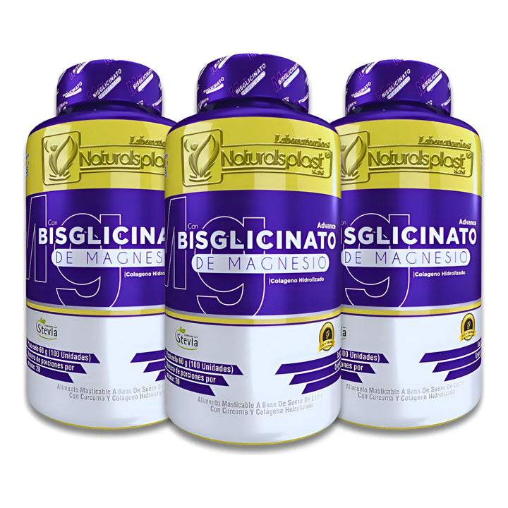 Bisglicinato De Magnesio 100 X3 Original - Imagen 1