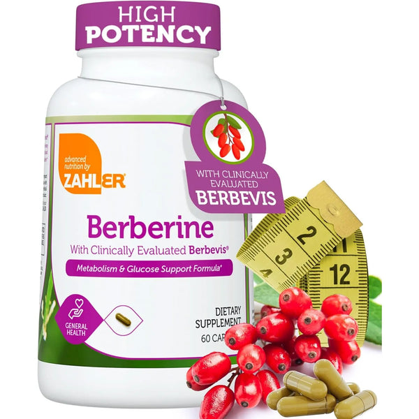 Berberina Berbevis Apoyo Clínico Metabolismo Glucosa 60 Cáps - Imagen 1