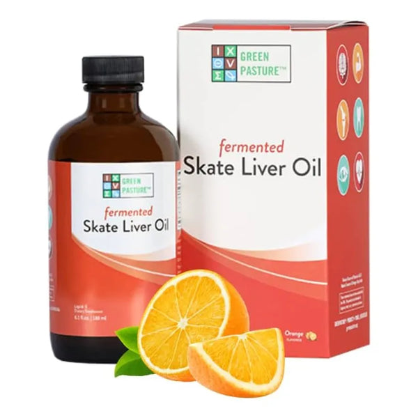 Aceite Fermentado Hígado De Patín Sabor Naranja 177 Ml - Imagen 1
