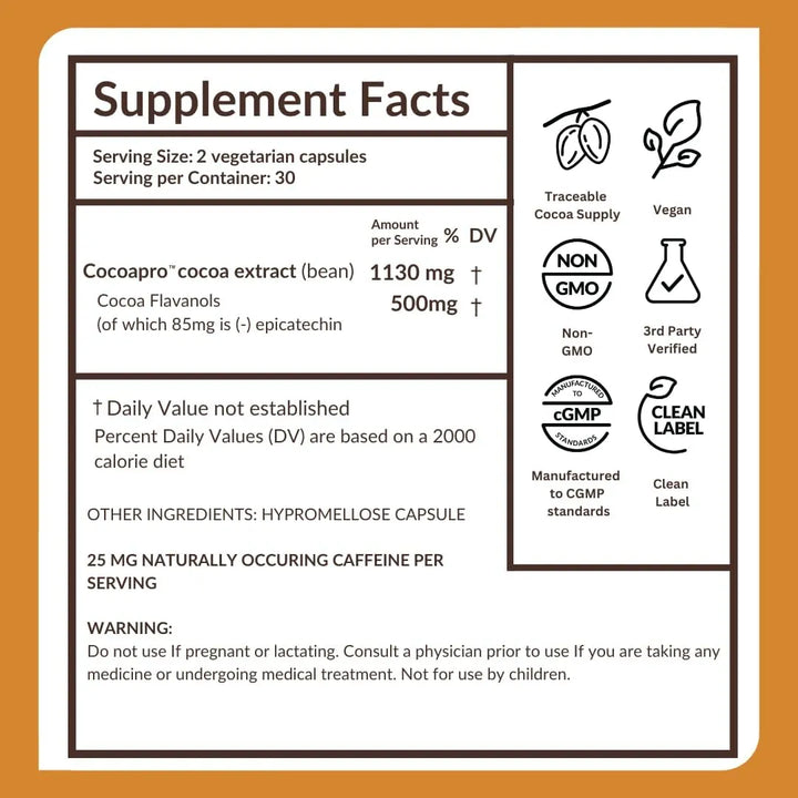 Cápsulas De Cacao 500 Mg Para Salud Cardiovascular Y Circula - Imagen 10