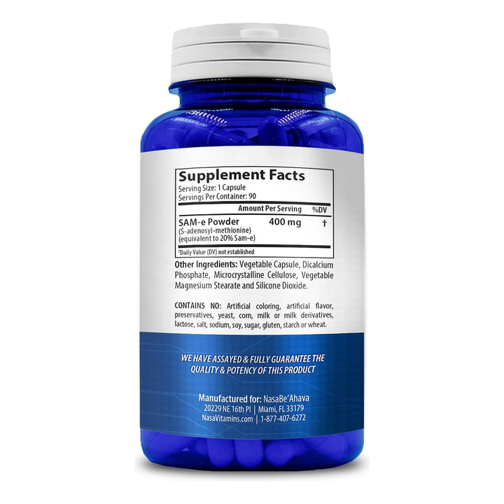 Sam-e 400 Mg Fácil Absorción S-adenosil-l-metionina Apoyo Ar - Imagen 2