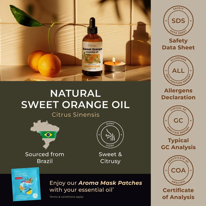 Aceite Esencial De Naranja 100% Puro Para Difusor 118 Ml - Imagen 6