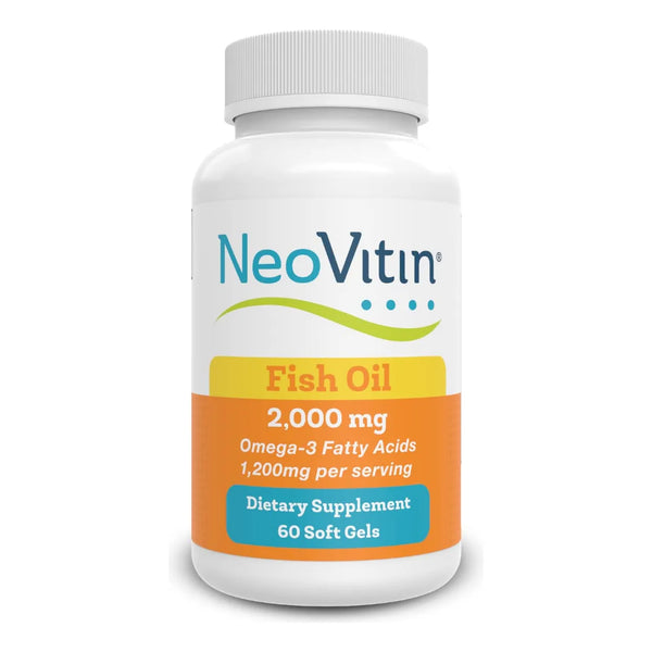 Aceite De Pescado Omega 3 1200 Mg 60 Capsulas Suaves Con Epa Y Dha Sabor Citrico