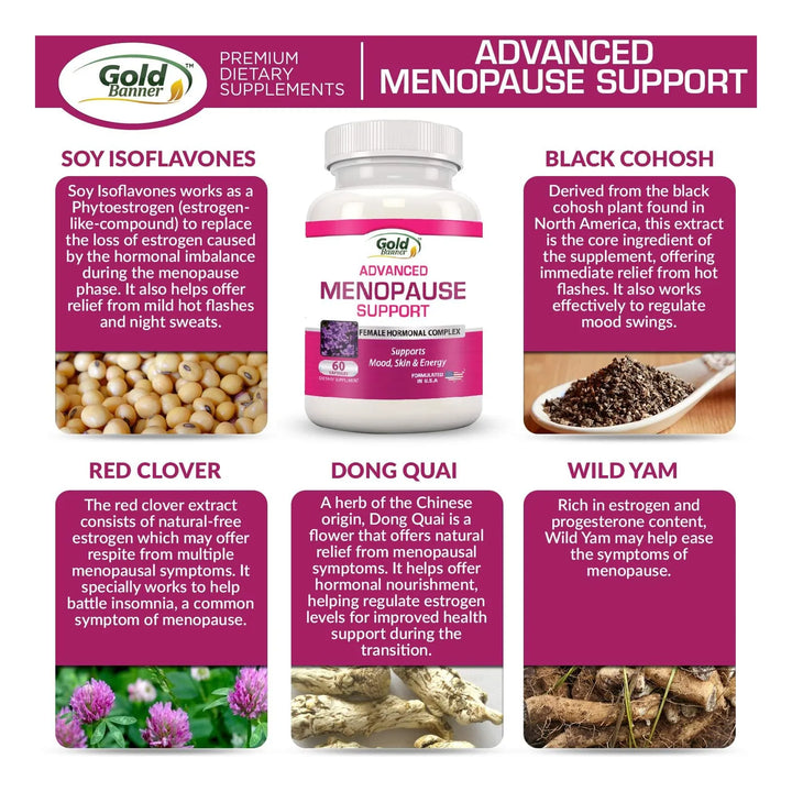 Apoyo Avanzado Menopausia Complejo Hormonal Natural Para Sof - Imagen 4
