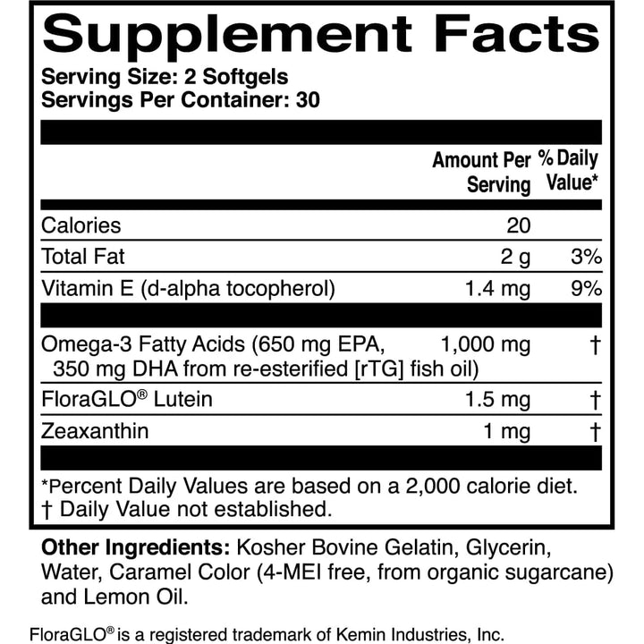 Aceite Pescado Puro Omega 3 1000 Mg Epa Dha Triglicéridos Lu - Imagen 2