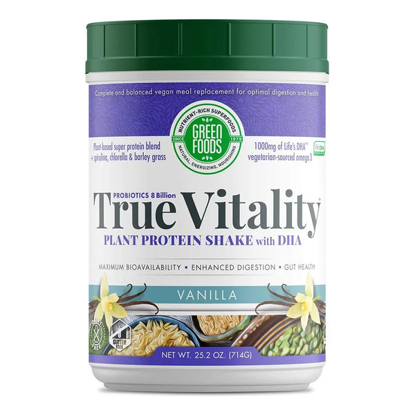 Batido De Proteína Vegetal Sabor Vainilla Con DHA 715g Energía Y Nutrición