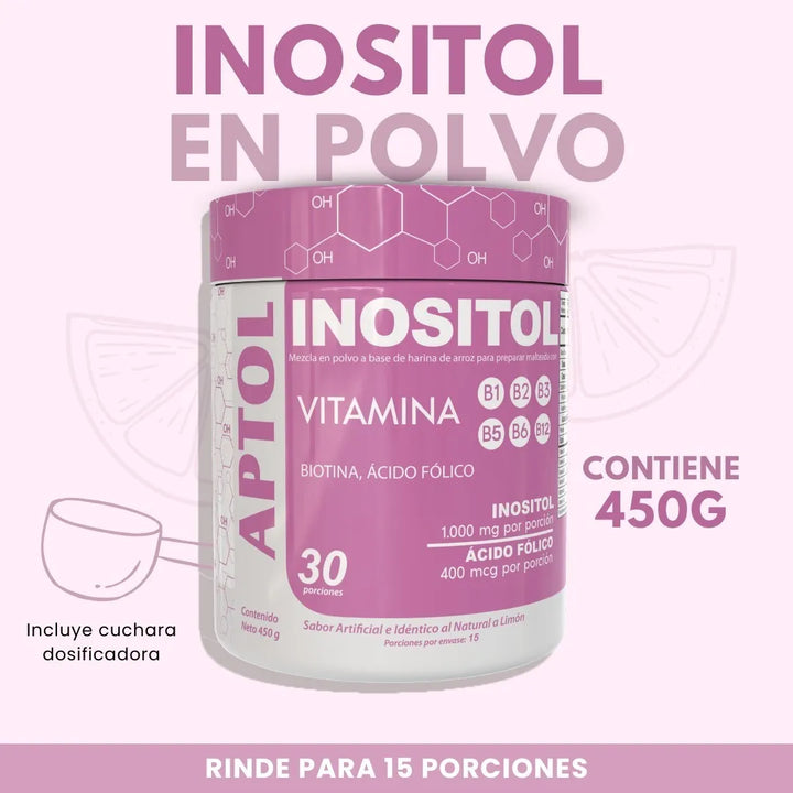 Inositol En Polvo 450g Ansiedad Depresión Insomnio Myoinocitol Concentración Memoria Ánimo Serotonina Sistema Nervioso Equilibrio Emocional Natural - Imagen 8