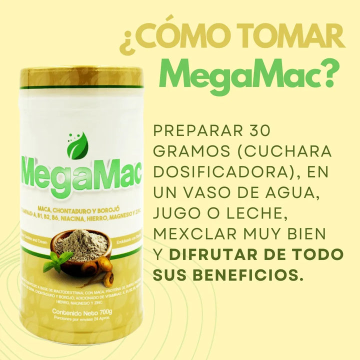 2 Megamac Antioxidante Natural Cookies And Cream - Imagen 4