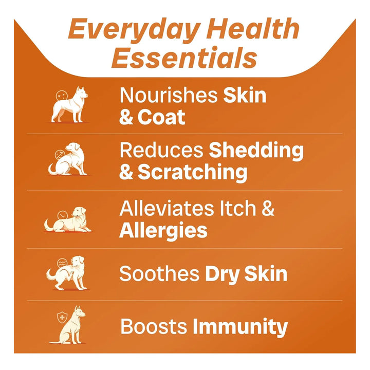 Aceite De Pescado Omega 3 Masticables Para Perros Mejora Pie - Imagen 2