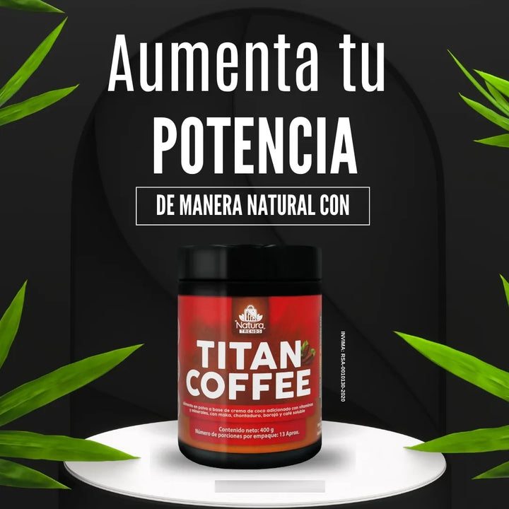 Titan Coffee Capuchinno Instantaneo Potenciador Libido Energia 400gr - Imagen 5