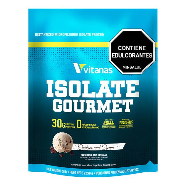 Proteina Whey Isolate Gourmet 5 Lbs - Parecido Isopure / Iso100 - Imagen 1
