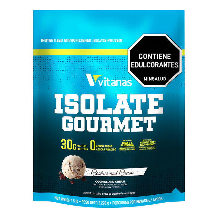 Proteina Whey Isolate Gourmet 5 Lbs - Parecido Isopure / Iso100 - Imagen 1
