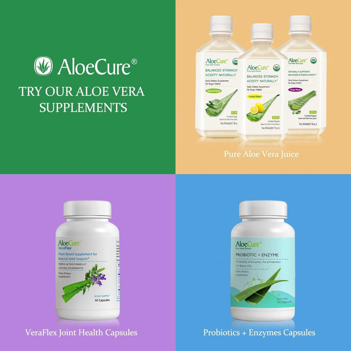 Cápsulas Orgánicas De Aloe Vera 130 Gramos Apoyan Salud Inte - Imagen 8