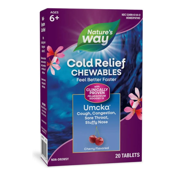Pastillas Masticables Umcka Coldcare Para Alivio De Resfriad - Imagen 1