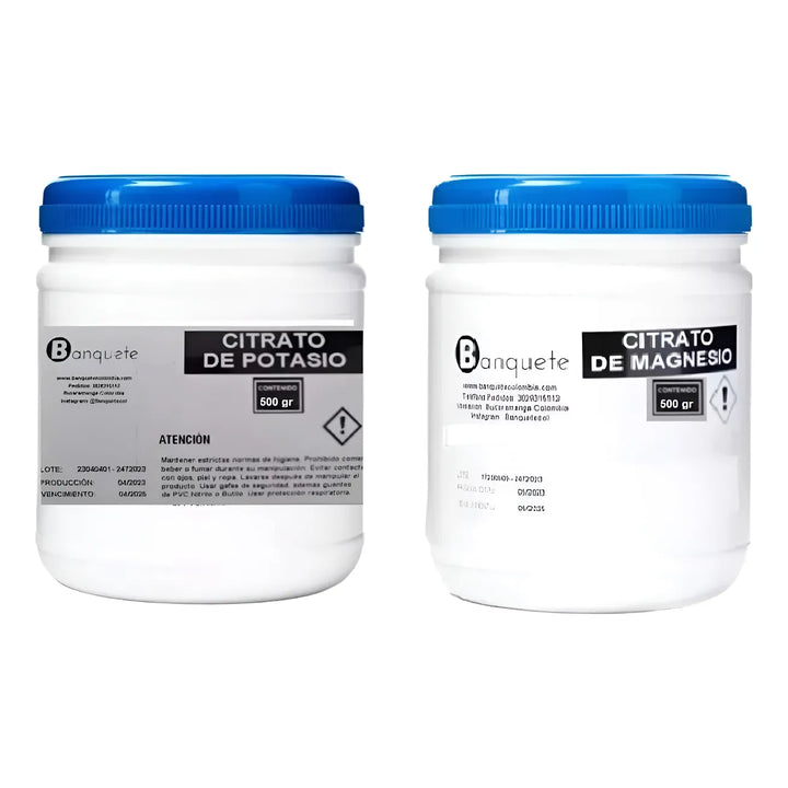 Citrato De Potasio Y Magnesio Tarro De 500gr C/u - Imagen 4