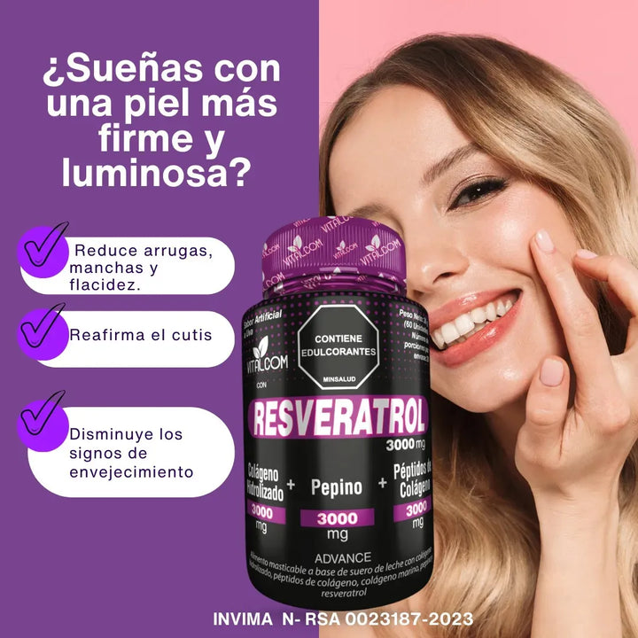 2 Resveratrol Puro Original Natural - Imagen 4