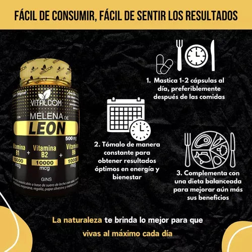 Melena De Leon Por 60 Capsulas Puro Organica 500mg Natural - Imagen 7