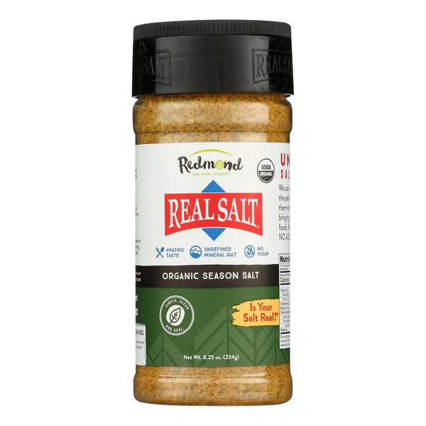 Sal Marina Real Redmond 227g Orgánica Natural Sin Gluten Pura Y Nutritiva