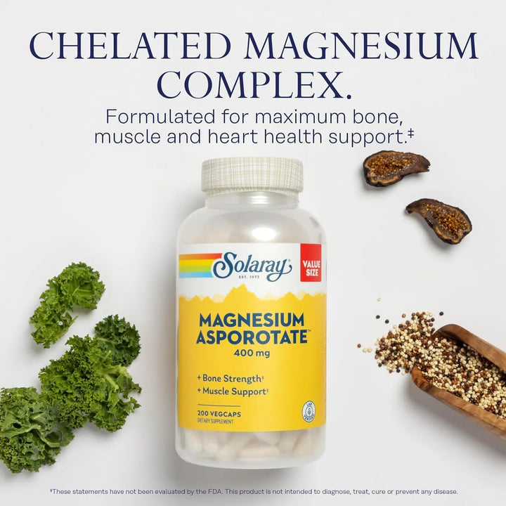 Asporotato De Magnesio 400mg Óseo Muscular Nervioso 200 Cap - Imagen 3