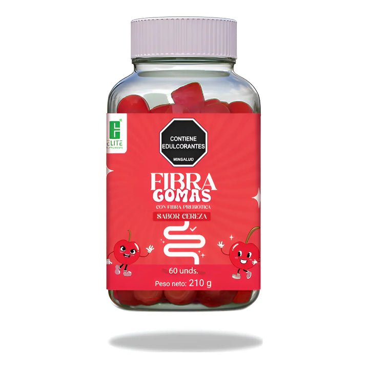 Gomas De Fibra Fibra Prebiótica Frutos Rojos - Imagen 1