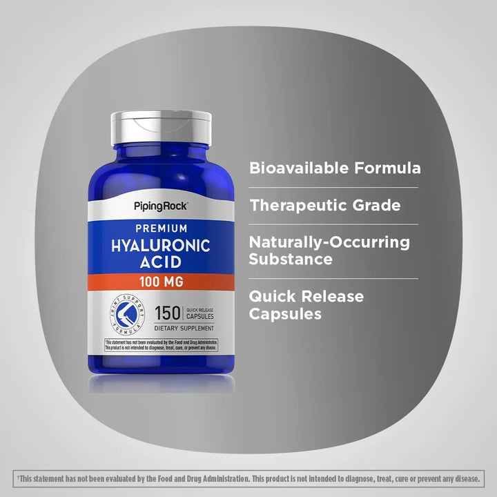 Cápsulas De Ácido Hialurónico 100 Mg 150 Unidades Fórmula Pr - Imagen 4
