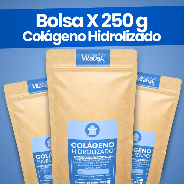 Colágeno Hidrolizado Puro Vitaliah 250g + Mentas Stevia - Imagen 6
