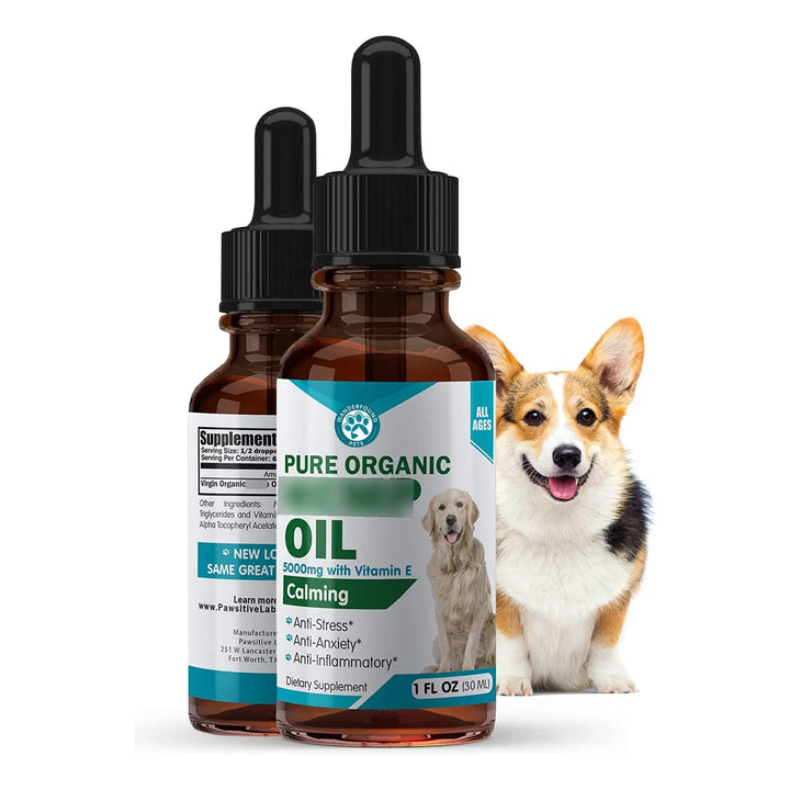 Aceite De Cáñamo 5000 Mg Para Perros Y Gatos Alivio Ansiedad - Imagen 2
