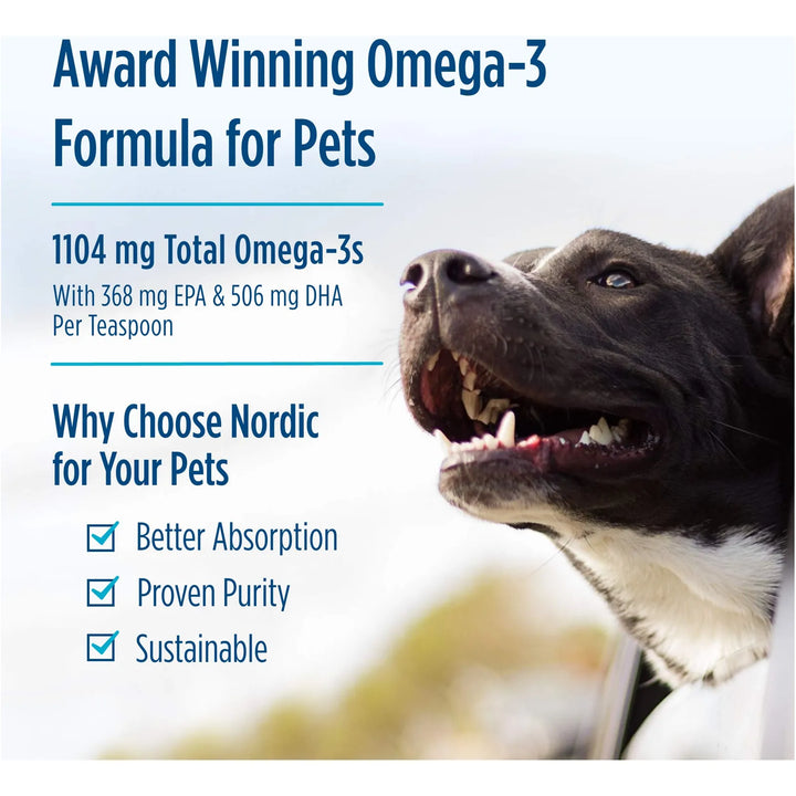 Aceite Hígado Bacalao Mascotas 473 Ml 1104 Mg Omega 3 Cuchar - Imagen 4